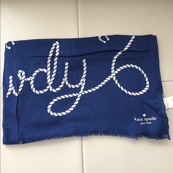 Brand New Kate Spade Howdy Oblong Horseshoe Scarf - Picture 4 of 6